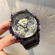 卡西欧G-SHOCK透明冰晶灰绿冰韧GMA-S110GS-3A 8A 120GS中性手表